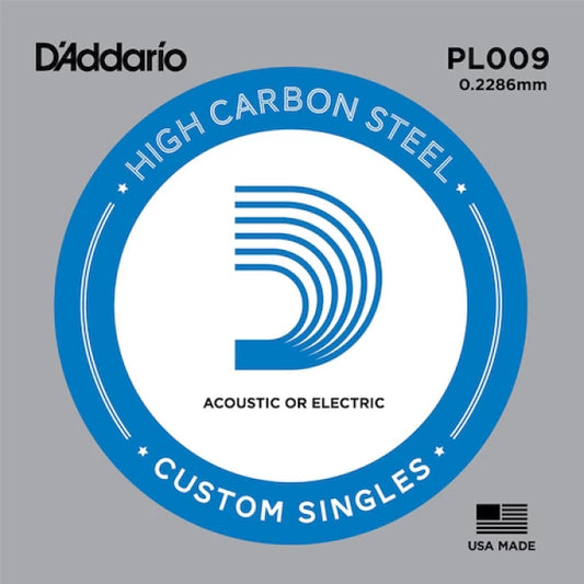 DADDARIO PL009 | Cuerda suelta de repuesto para guitarra acústica 009