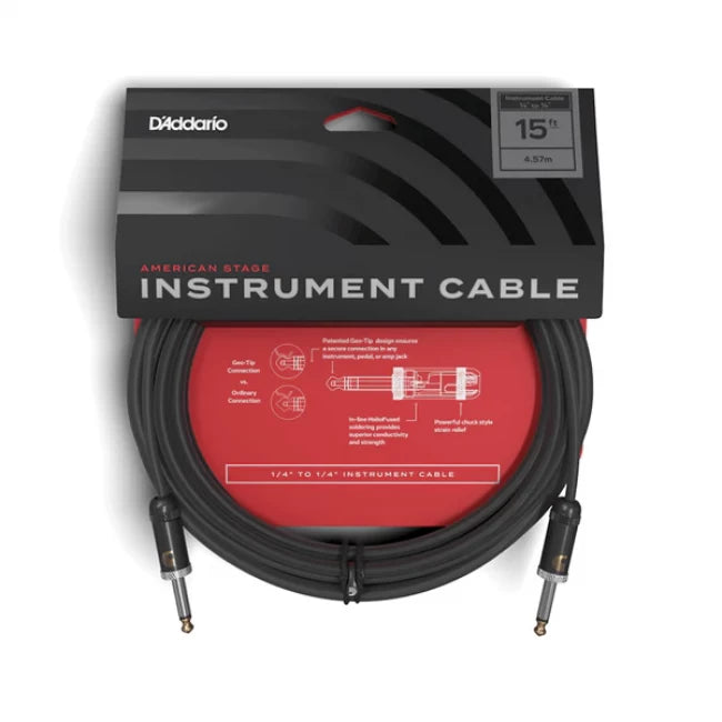 Daddario PW-AMSG-15 | cables de guitarra American Stage