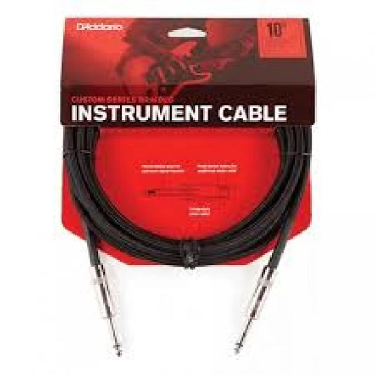 Daddario PW-BG-10BK | Cables Custom Series Braided