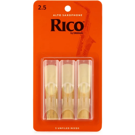 RICO RJA0325 | Caña Saxo Alto 2.5'', pack 3