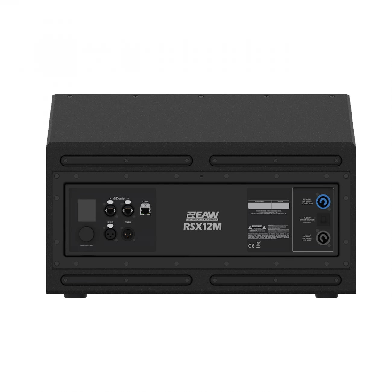 Monitor de piso activo de 12 pulgadas con DSP avanzado y control total RSX series