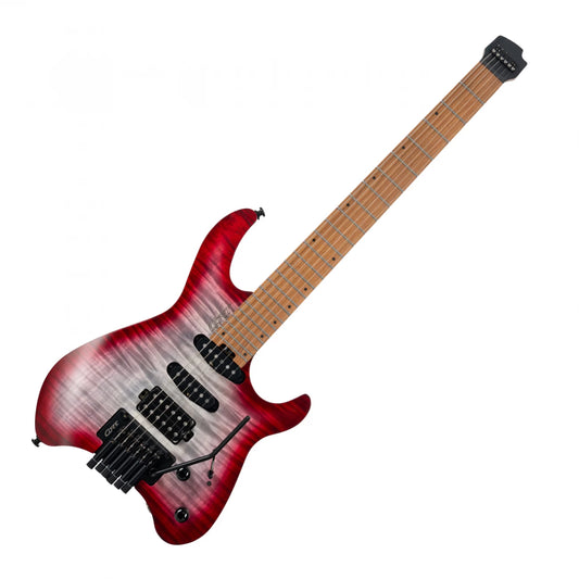 Guitarra eléctrica headless Cort Space HSS Semi Gloss Lava