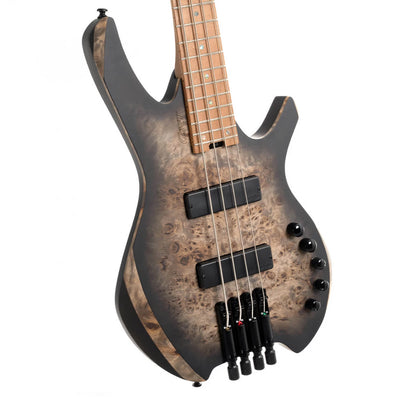 Bajo eléctrico headless de 4 cuerdas sin clavijero Star Dust Black