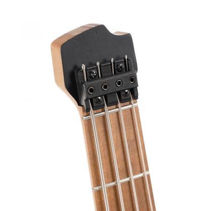 Bajo eléctrico headless de 4 cuerdas sin clavijero Star Dust Black
