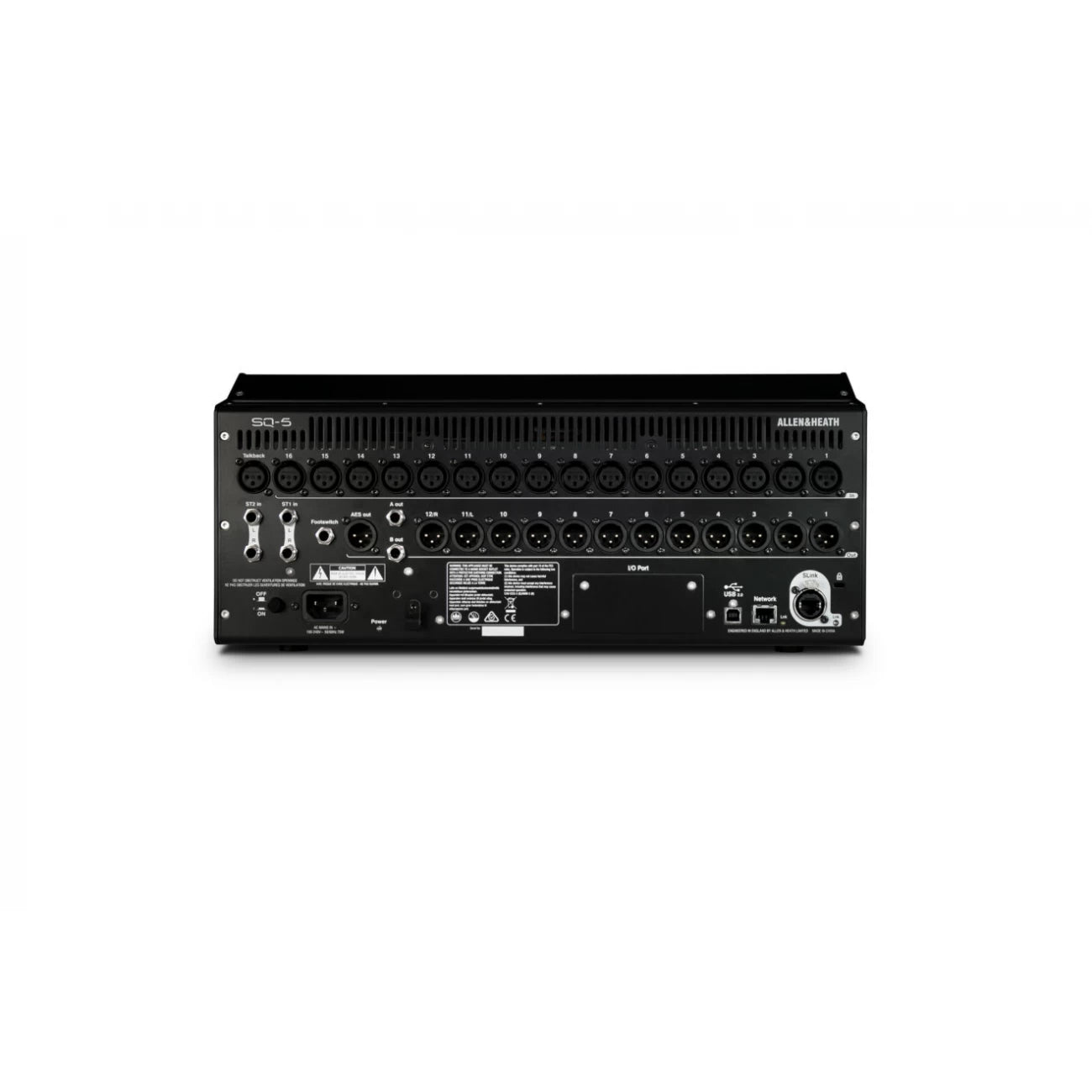 Consola Digital Allen & Heath SQ-5 De 48 Canales 36 Buses y 17 Faders