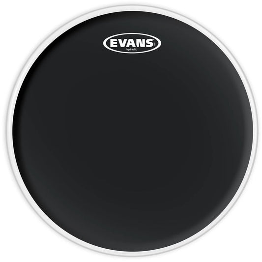 EVANS TT10HBG | Parche Bateria Hydraulic Clear Negro 10