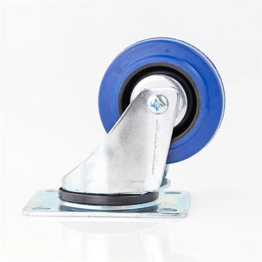 Penn Elcom W0990-80 | Rueda Giratoria Azul de 80mm